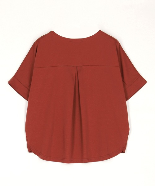 NICOLE white（ニコルホワイト）の「刺繍ロゴTシャツ（Tシャツ/カットソー・レディース・オフホワイト/ブラック/ボルドー・FREE）」の7枚目の写真