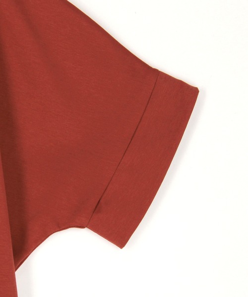 NICOLE white（ニコルホワイト）の「刺繍ロゴTシャツ（Tシャツ/カットソー・レディース・オフホワイト/ブラック/ボルドー・FREE）」の9枚目の写真