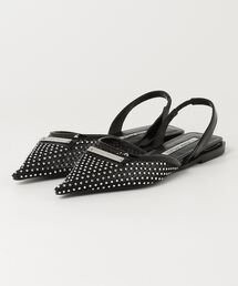 プランクプロジェクト　ポインテッドフラットパンプス　38 24cm ブラック　黒 Pointed Flat Pumps