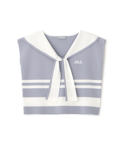 ニット セーター ビッグカラー配色ニット レディース ◇ビッグカラー配色ニット（ニット/セーター）｜JILL by JILL