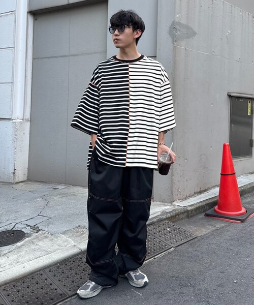 SOUNDSGOOOOD（サウンズグッド）の「【SOUNDS GOOOD】ダブルニースタッズパラシュートパンツ（カーゴパンツ・レディース・ブラック/ブラウン/レッド・ONE SIZE）」の18枚目の写真