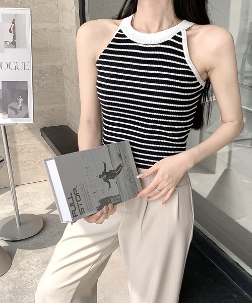 【定価3.4万】WALES BONNER リブ ニット タンクトップ S 定価3.4万】WALES BONNER リブ ニット タンクトップ S