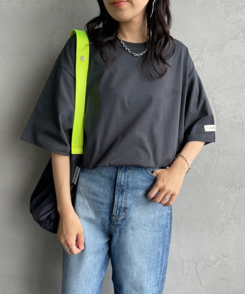 NORDISK（ノルディスク）の「[NORDISK/ノルディスク] 別注 HYGGE カモ バックプリントTシャツ（Tシャツ/カットソー・レディース・チャコールグレー/ホワイト・50/48/46/44）」の22枚目の写真
