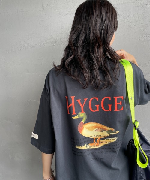 NORDISK（ノルディスク）の「[NORDISK/ノルディスク] 別注 HYGGE カモ バックプリントTシャツ（Tシャツ/カットソー・レディース・チャコールグレー/ホワイト・50/48/46/44）」の14枚目の写真