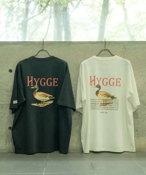 tシャツ 「NORDISK/ノルディスク」 別注 HYGGE カモ バックプリントTシャツ レディース メンズ NORDISK/ノルディスク] 別注 HYGGE カモ バックプリントTシャツ