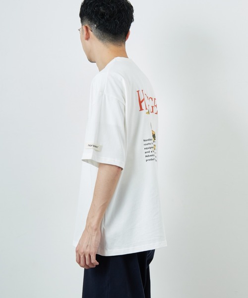 tシャツ 「NORDISK/ノルディスク」 別注 HYGGE カモ バックプリントTシャツ レディース メンズ NORDISK/ノルディスク] 別注 HYGGE カモ バックプリントTシャツ