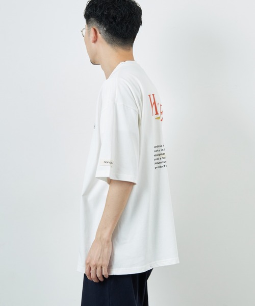 tシャツ 「NORDISK/ノルディスク」 別注 バックロゴプリントTシャツ レディース メンズ NORDISK [ノルディスク] 別注 バックロゴプリントTシャツ