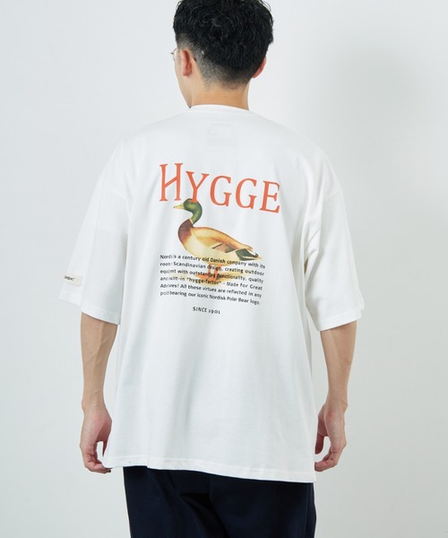 tシャツ 「NORDISK/ノルディスク」 別注 HYGGE カモ バックプリントTシャツ レディース メンズ NORDISK/ノルディスク] 別注 HYGGE カモ バックプリントTシャツ