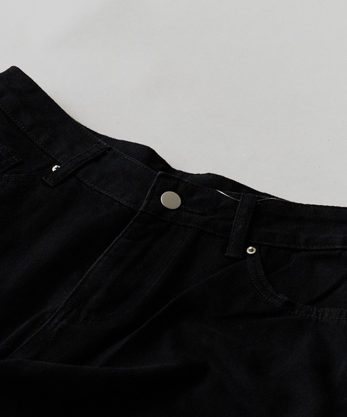 AO2(アオズ)の「Vintage-like Star Baggy Denim / ヴィンテージライク スターバギーデニム(デニムパンツ・レディース・ブラック/カーキ/レッド/レオパード・FREE)」の12枚目の写真