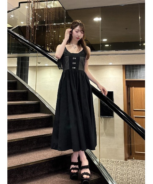 Darich ワンピース Darich ワンピース ランダムフリルロングワンピース : ZOZOTOWN