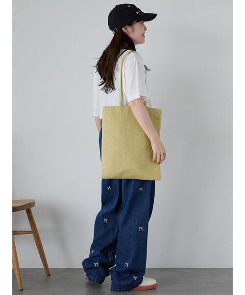 ehka sopo（エヘカソポ）の「フードプリントTシャツ（Tシャツ/カットソー・レディース・グレー/ピンク/オフホワイト・F）」の21枚目の写真