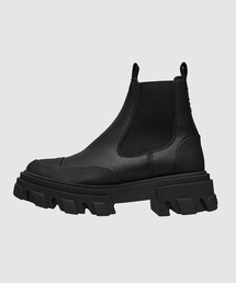GANNI ガニー ロングブーツ High Chelsea Boot S1922 GANNI ガニー ロングブーツ High Chelsea Boot Black Stitch