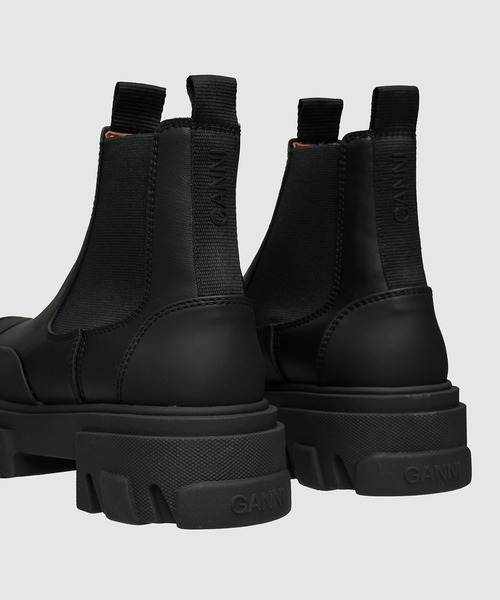 GANNI(ガニー)の「Cleated Low Chelsea Boot Slack Stitch(ブーツ・レディース・ブラック・36/37/38)」の6枚目の写真