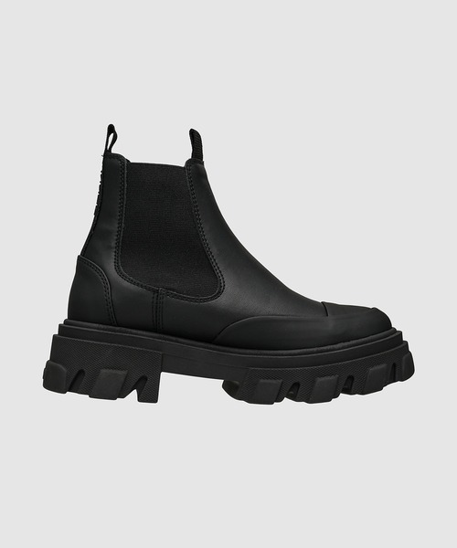 GANNI(ガニー)の「Cleated Low Chelsea Boot Slack Stitch(ブーツ・レディース・ブラック・36/37/38)」の2枚目の写真