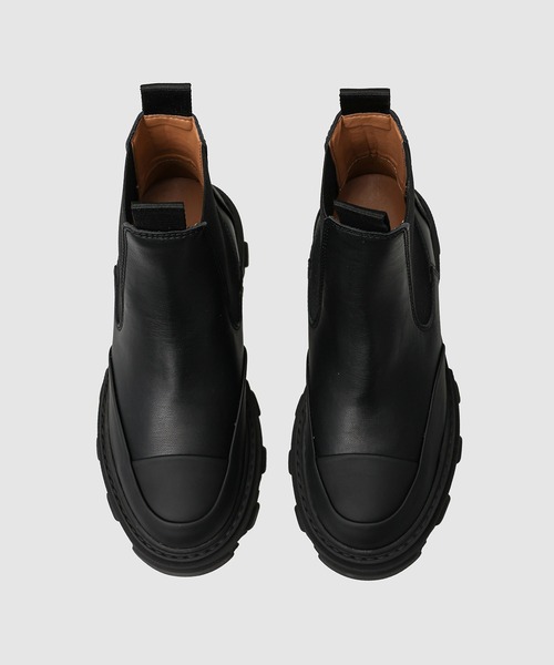 GANNI(ガニー)の「Cleated Low Chelsea Boot Slack Stitch(ブーツ・レディース・ブラック・36/37/38)」の5枚目の写真