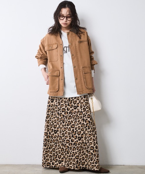 CHIC STYLE(シックスタイル)の「綿100%カバーオール<大きいサイズ有>シックスタイル(カバーオール・レディース・ベージュ系/ブラック・M/L/LL/3L/4L/5L)」の8枚目の写真