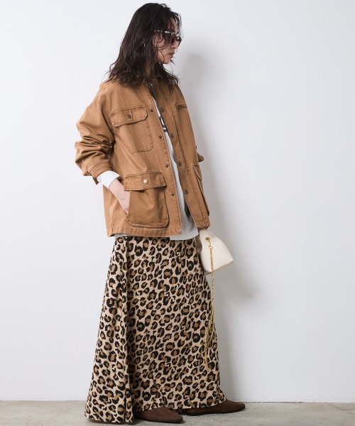 CHIC STYLE(シックスタイル)の「綿100%カバーオール<大きいサイズ有>シックスタイル(カバーオール・レディース・ベージュ系/ブラック・M/L/LL/3L/4L/5L)」の9枚目の写真