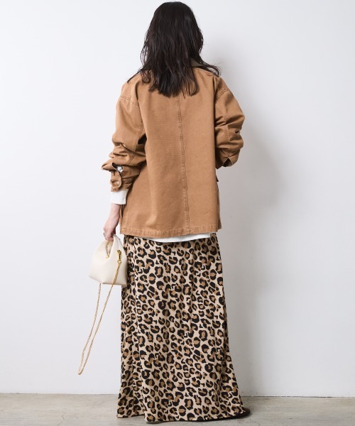 CHIC STYLE(シックスタイル)の「綿100%カバーオール<大きいサイズ有>シックスタイル(カバーオール・レディース・ベージュ系/ブラック・M/L/LL/3L/4L/5L)」の10枚目の写真
