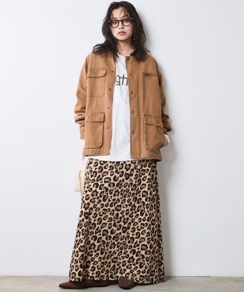 CHIC STYLE(シックスタイル)の「綿100%カバーオール<大きいサイズ有>シックスタイル(カバーオール・レディース・ベージュ系/ブラック・M/L/LL/3L/4L/5L)」の11枚目の写真