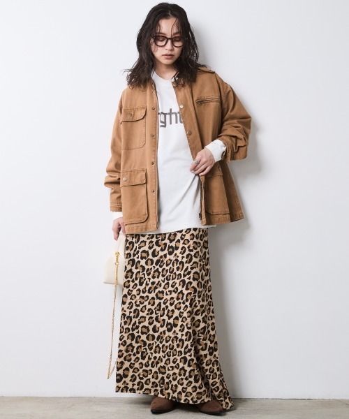 CHIC STYLE(シックスタイル)の「綿100%カバーオール<大きいサイズ有>シックスタイル(カバーオール・レディース・ベージュ系/ブラック・M/L/LL/3L/4L/5L)」の12枚目の写真
