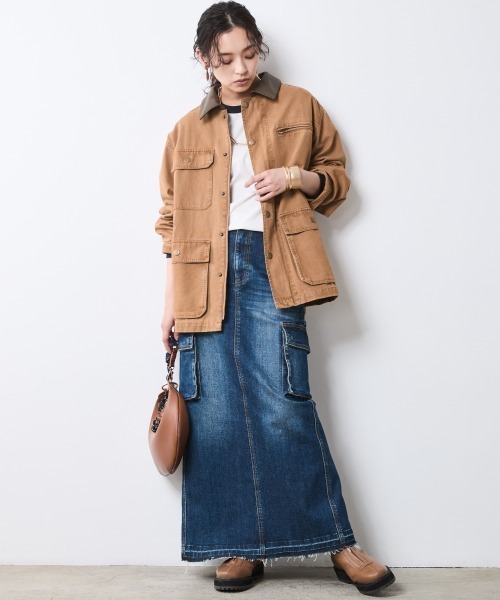 CHIC STYLE(シックスタイル)の「綿100%カバーオール<大きいサイズ有>シックスタイル(カバーオール・レディース・ベージュ系/ブラック・M/L/LL/3L/4L/5L)」の17枚目の写真