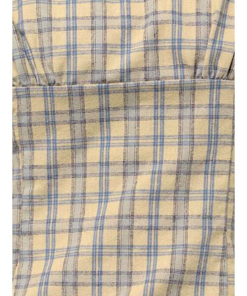 EATME（イートミー）の「リボンショルダーチェックブラウス（シャツ/ブラウス・レディース・ワイン/ブラック/ベージュ・FREE）」の15枚目の写真