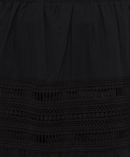 mysty woman（ミスティウーマン）の「コットンティアードレーススカート　586727（スカート・レディース・ブラック/オフホワイト/ブラウン・FREE）」の19枚目の写真