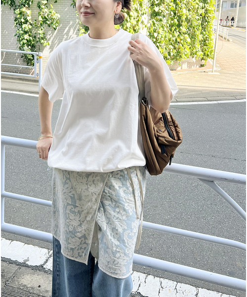 JOURNAL STANDARD（ジャーナルスタンダード）の「《追加6》シャーリングＴシャツ（Tシャツ/カットソー・レディース・ブラック系その他/ブラウン系その他/ホワイト・FREE）」の17枚目の写真