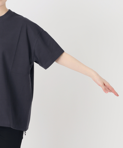 JOURNAL STANDARD(ジャーナルスタンダード)の「《追加6》シャーリングTシャツ(Tシャツ/カットソー・レディース・ブラック系その他/ブラウン系その他/ホワイト・FREE)」の11枚目の写真