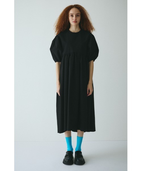 HeRIN.CYE（ヘリンドットサイ）の「Many gathered one piece　　メニーギャザーワンピース（ワンピース・レディース・ブルー系その他3/ブラウン系その他/ブラック・38/36）」の2枚目の写真
