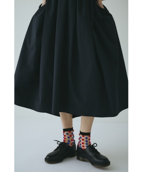HeRIN.CYE（ヘリンドットサイ）の「Many gathered one piece　　メニーギャザーワンピース（ワンピース・レディース・ブルー系その他3/ブラウン系その他/ブラック・38/36）」の20枚目の写真
