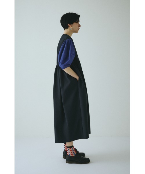 HeRIN.CYE（ヘリンドットサイ）の「Many gathered one piece　　メニーギャザーワンピース（ワンピース・レディース・ブルー系その他3/ブラウン系その他/ブラック・38/36）」の13枚目の写真