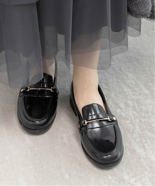 RANDA(ランダ)の「ビットローファーレインシューズ(レインシューズ・レディース・ブラック/グレイッシュベージュ・LL/S/M/L)」の5枚目の写真