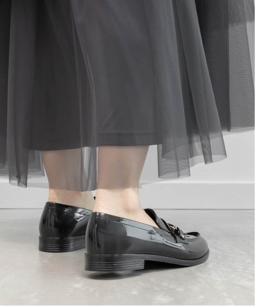 RANDA(ランダ)の「ビットローファーレインシューズ(レインシューズ・レディース・ブラック/グレイッシュベージュ・LL/S/M/L)」の7枚目の写真