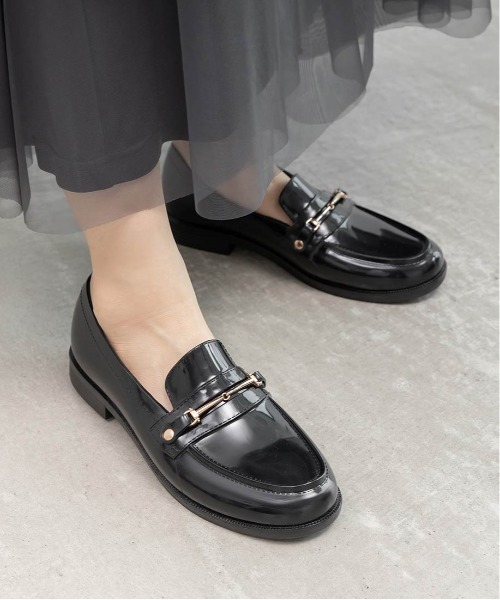 RANDA(ランダ)の「ビットローファーレインシューズ(レインシューズ・レディース・ブラック/グレイッシュベージュ・LL/S/M/L)」の8枚目の写真