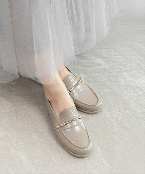 RANDA(ランダ)の「ビットローファーレインシューズ(レインシューズ・レディース・ブラック/グレイッシュベージュ・LL/S/M/L)」の13枚目の写真