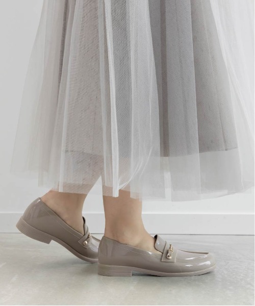 RANDA(ランダ)の「ビットローファーレインシューズ(レインシューズ・レディース・ブラック/グレイッシュベージュ・LL/S/M/L)」の16枚目の写真