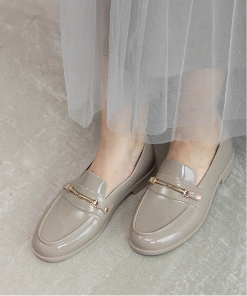 RANDA(ランダ)の「ビットローファーレインシューズ(レインシューズ・レディース・ブラック/グレイッシュベージュ・LL/S/M/L)」の17枚目の写真