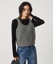 green label relaxing｜グリーンレーベルリラクシングのベスト（グレー