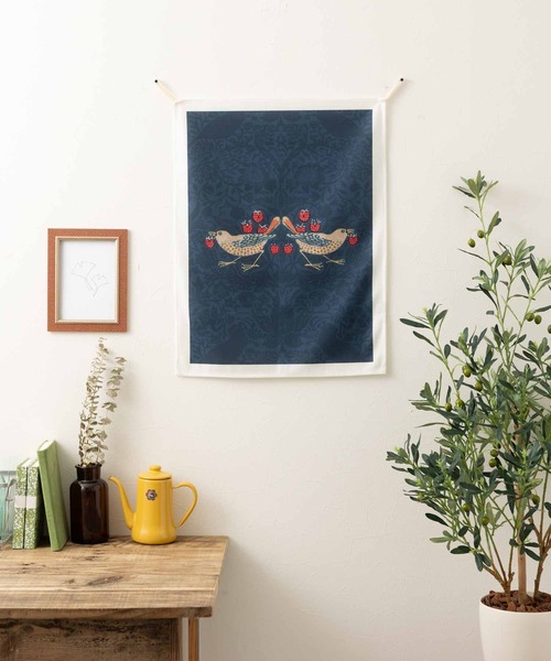 セール】ウィリアムモリス柄 ファブリックポスター 壁掛け