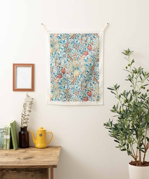 セール】ウィリアムモリス柄 ファブリックポスター 壁掛け