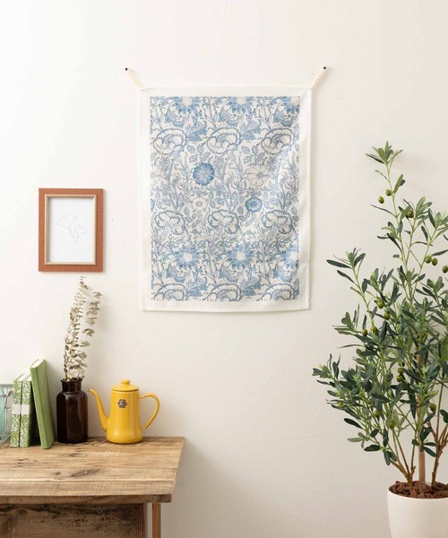 ウィリアムモリス柄 ファブリックポスター 壁掛け タペストリー