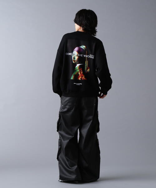 A4A（エーフォーエー）の「A4A/エーフォーエー/CN VERMEER（スウェット・メンズ・ホワイト/ブラック・S/L/M）」の4枚目の写真