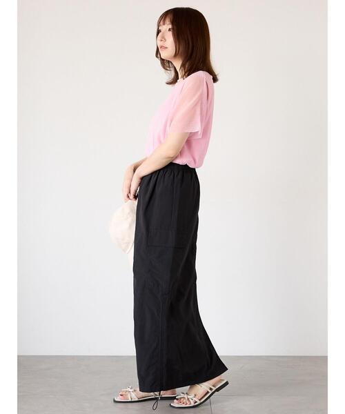 Te chichi TERRASSE(テチチテラス)の「ラメチュールドッキングトップス(その他トップス・レディース・ピンク/オフホワイト/ブラック/パープル・F)」の6枚目の写真