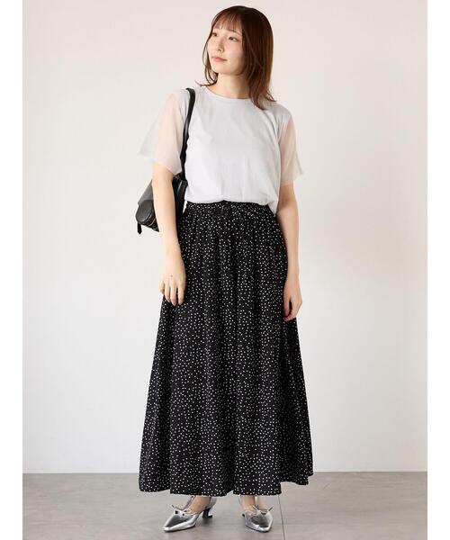 Te chichi TERRASSE(テチチテラス)の「ラメチュールドッキングトップス(その他トップス・レディース・ピンク/オフホワイト/ブラック/パープル・F)」の8枚目の写真