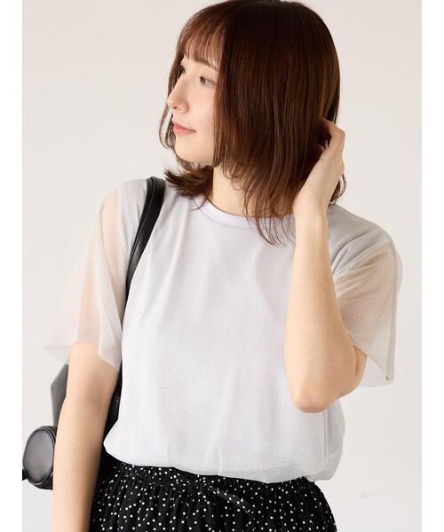 Te chichi TERRASSE(テチチテラス)の「ラメチュールドッキングトップス(その他トップス・レディース・ピンク/オフホワイト/ブラック/パープル・F)」の10枚目の写真