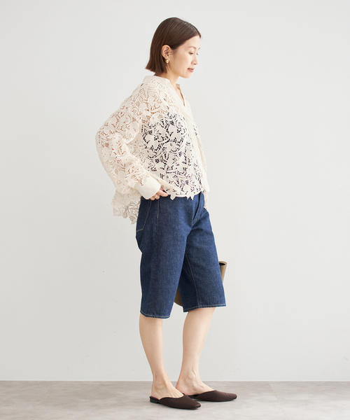 イエナ　フラワーレースシャツ フラワーレースシャツ（シャツ/ブラウス）｜IENA（イエナ）の