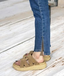 ASH | ASH/アッシュ【VOX】ラフィアソールスライドサンダル(サンダル)