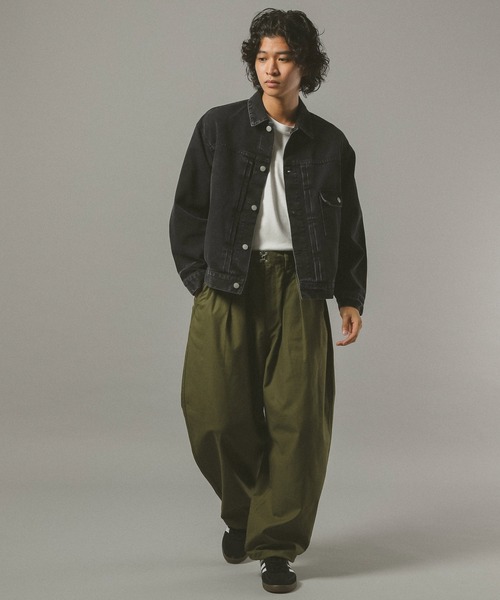 RAGEBLUE(レイジブルー)の「デザインフック/コクーンパンツ(カーゴパンツ・メンズ・ブラック/ダークブラウン/オリーブ・MEDIUM/LARGE/SMALL)」の10枚目の写真