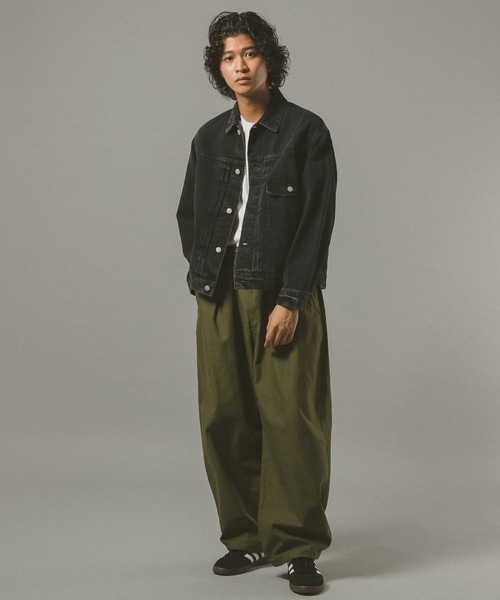RAGEBLUE(レイジブルー)の「デザインフック/コクーンパンツ(カーゴパンツ・メンズ・ブラック/ダークブラウン/オリーブ・MEDIUM/LARGE/SMALL)」の9枚目の写真